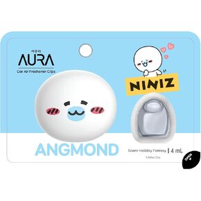 AURA Monitor-Mounted Air Freshener, Ryan (Blue Sky, 0.15fl oz) - Odor Fighting for Car, Laptop, TV, Home. Kakao Friends Figurine. No Spill Air Freshener, Accessories.