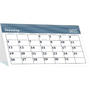 House of Doolittle 2025 Monthly Desktop Tent Calendar, Bar Harbor, 7 x 4.25 Inches, January - December (HOD3679-25)