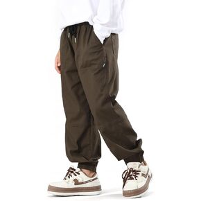 MINI PANDA Boys Stretch Pull On Jogger Pants，Twill Chino Pants for Kids