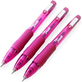 Z-Grip Smooth - Retractable Ballpoint Pen - Pack of 3 - Pink