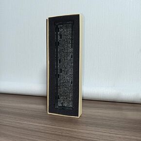 Glass Paperweight with Calligraphy Design, for Chinese Writing Practice (古诗四帖 Four Poems)