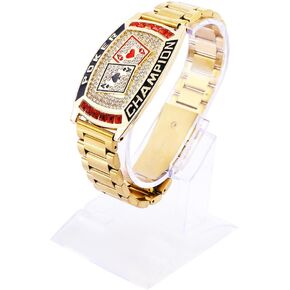 Texas Hold 'EM Poker Ring Champion Bracelet Great Prize for Your tournaments