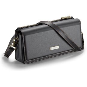 HERCOO Small Crossbody Phone Purse, Women's RFID Crossbody Wallet Wristlet Purse with Phone Pocket
