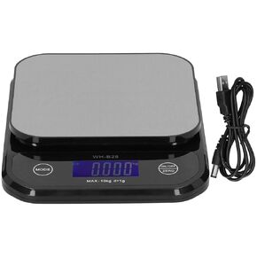 Garosa Wh-B28 10Kg/1g Electronic Scale Multipurpose LCD Digital Stainless Steel Weighing Scale, Measuring in Grams and Ounces,Platform Scale