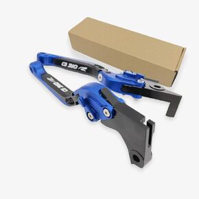 Folding Brake Clutch Levers Compatible with BMW G310R 2017-2023 G 310 R G310 2017 2018 2019 2020 2021 2022 2023 Motorcycle Handles Adjustable Extendable (Gray RED 'red, G310R 2021-2023)