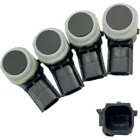 4PCS Parking Bumper Reverse AID Backup Sensor 8A53-15K859-ABW,Compatible with Edge Escape Expedition Explorer Flex Focus Fusion Mustang Taurus Continental MKS MKT MKX MKZ Navigator Mariner