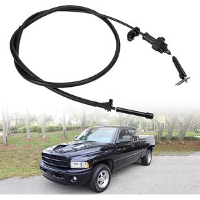 Throttle Valve Cable Fit for Dodge Dakota Ram 1500/2500/3500/Van/Wagon, for Jeep Cherokee/Grand Cherokee, 1994-1998#Replace 52079204 Automatic Transmission Kickdown Cable