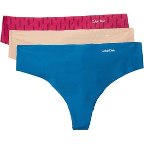Calvin Klein Women's Invisibles Seamless Thong Panties, Multipack