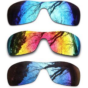 3 Pair Polarized Replacement Lenses for Oakley Antix Pack