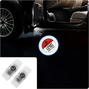 2 pcs LED Car Door Logo Lights Courtesy Projector Laser Puddle lamp Ghost Shadow Light Accessories Compatible with r55/r56/r57/r58/r59/r60/r51/f54/f56/f55/f60 (03)
