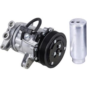 AC Compressor w/A/C Drier For Dodge Durango 4.7L V8 2000 2001 2002 2003 - BuyAutoParts 60-86394R2 NEW