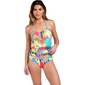 La Blanca Women's Halter Keyhole Tankini Swimsuit Top