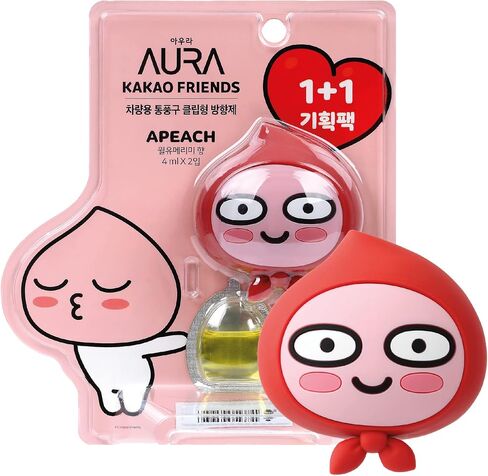 AURA Monitor-Mounted Air Freshener, Ryan (Blue Sky, 0.15fl oz) - Odor Fighting for Car, Laptop, TV, Home. Kakao Friends Figurine. No Spill Air Freshener, Accessories. in Saudi Arabia