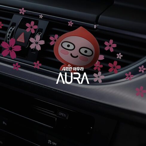 AURA Monitor-Mounted Air Freshener, Ryan (Blue Sky, 0.15fl oz) - Odor Fighting for Car, Laptop, TV, Home. Kakao Friends Figurine. No Spill Air Freshener, Accessories. in Saudi Arabia