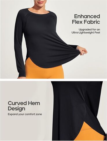 Heathyoga Rash Guard for Women UV Protection Hiking Shirts Women Sun Protection Clothing Long Sleeve Workout Tops Swim Shirt in Saudi Arabia