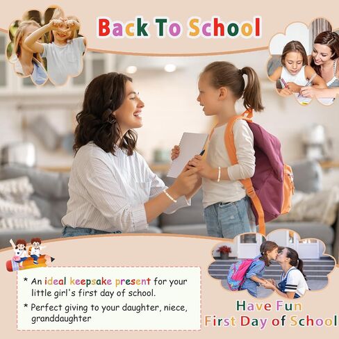 Shonyin First Day of Sch Gifts for Mommy and Me/Mama and Mini, Adjustable Mother Daughter Bracelets as Back to Sch Gifts for Hers in Saudi Arabia