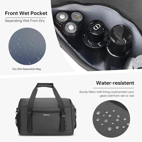 حقائب Omnpak Ryanair Cabin مقاس 40x20x25، حقيبة يد صغيرة تحت المقعد مع حزام كتف، حقيبة سفر محمولة 20 لتر in Kuwait