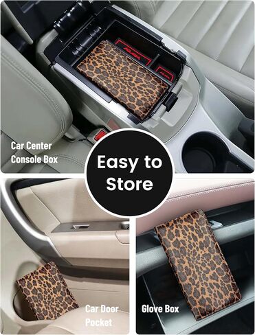 Car Registration and Insurance Holder, Car Document Holder with Magnetic Closure, Registration and Insurance Card Holder Car Organizer Glove Box Compartment Organizer for Men Women (Blue) in Kuwait