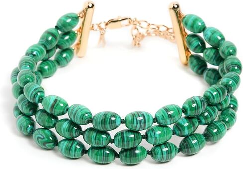 عقد نسائي من Lele Sadoughi ذو صف ثلاثي من Diana Choker in Kuwait