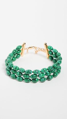 عقد نسائي من Lele Sadoughi ذو صف ثلاثي من Diana Choker in Kuwait