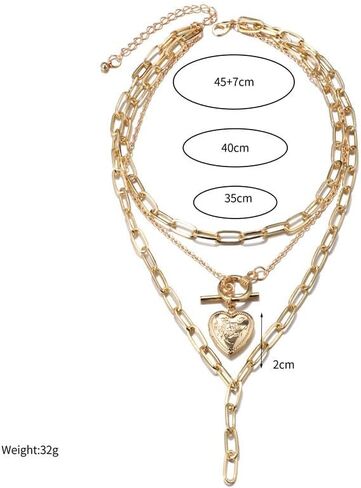 Chunky Choker Necklace Chunky Gold Choker Necklace Geometric Sphere Necklace Gold Thick Statement Necklace for Women in Kuwait
