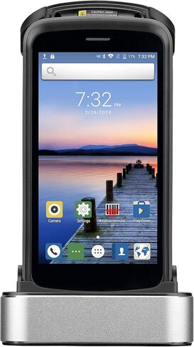 حامل شحن لماسح ضوئي Android Warehouse IPDA087 مع قبضة مسدس وماسح باركود حمار وحشي ثنائي الأبعاد، يرجى خلع حافظة الماسح الضوئي القوية قبل الشحن in Saudi Arabia
