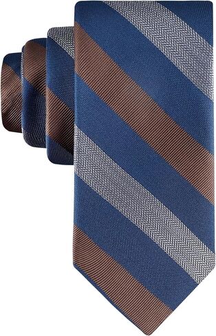Haggar Men's Stripe Pattern Self-tie Necktie in Saudi Arabia