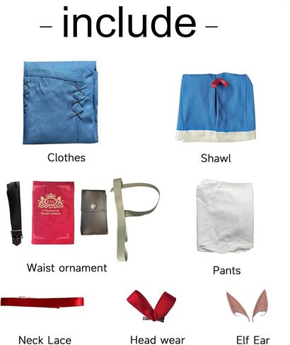 Delicious In Dungeon Cosplay Cosplay Costume Outfit Full Set Halloween Costume in Saudi Arabia