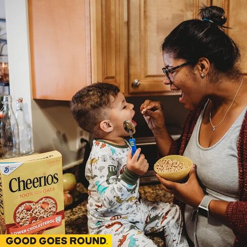 Cheerios Apple Cinnamon , Breakfast Cereal, Gluten Free, Whole Grain Oats, 19 oz (Pack of 7) in Saudi Arabia