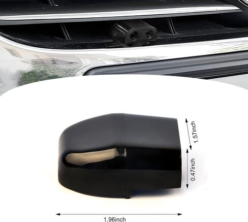 2 PCS Car Deer Whistles Warning Device, Voice Chirping Animal Repeller, Anti-Theft Horn Alarm Gadget for Avoids Collisions, Universa for Most Car and Motorcycle Exterior Accessories (Black) in Saudi Arabia