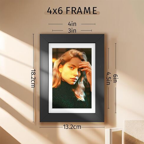 مجموعة إطارات صور Picrit مقاس 8 × 10 مكونة من 12 قطعة، عرض 5 × 7 مع حصيرة أو 8 × 10 بدون حصيرة، إطارات صور للتركيب على الحائط أو شاشة العرض على سطح الطاولة، أسود. in Kuwait