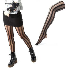 2 Pairs Women Girl Retro 15 Denier Sheer Look Slim Pantyhose Tights Stockings Socks Hosiery