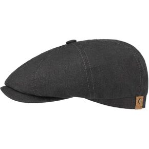 Stetson Hatteras Linen Newsboy Cap Women/Men | Made in The EU