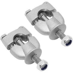 2 PCS 7/8'' 22mm Motorcycle Handlebar Risers Handlebar Mount Chrome for Dirt Bike ATV