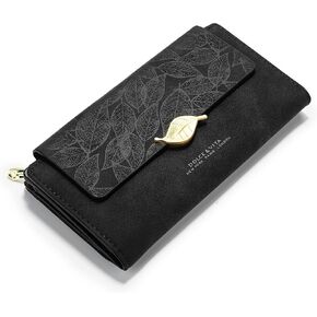 Wallets For Women Large Clutch Wristlet Phone Ladies Girls Cute Long Bifold Purse Unique Original Gift (Pink/Small)