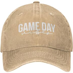 Game Day Vibes Hat for Men Baseball Caps Cute Caps
