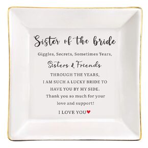 Mother in Law Gift from Bride Gift to Mother of the Groom, Ceramic Trinket Dish Wedding Gift for Mother in Law, Thank You Gift for New Mom- Thank You For Raising The Man of My Dream Ring Dish