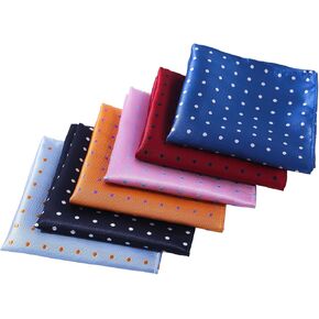 Men's Suit Pocket Square Dots Handkerchief