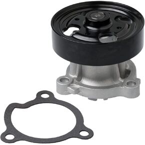 KEYOOG Engine Water Pump Kit w/Gasket AW9427 (For L4 2.5L Only) Compatible With 2002-2012 N-issan Altima /08-13 Rogue /14-15 Rogue Select /02-12 Sentra (OE# 21010F461B 210106N226)