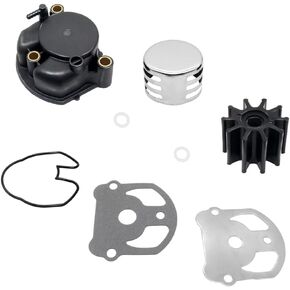 18-3348 Sea Water Pump Impeller Repair Kits Replaces OMC Cobra 2.3-7.5L Stern Drives 984461 983895 984744 with Housing