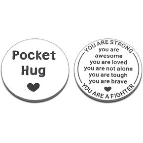 Breast Cancer Awareness Accessories Chemotherapy Must Haves for Women Breast Cancer Gifts for Women Cancer Care Gifts Cancer Survivor Gifts Chemo Gifts for Cancer Patient Encouragement Pocket Hug Gift