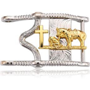 MASOP Western Belt Buckle for Men Novel Hollow Bull Belt Buckles Vintage Cowboy Rodeo Belts Buckle American Tiny Belt Buckle