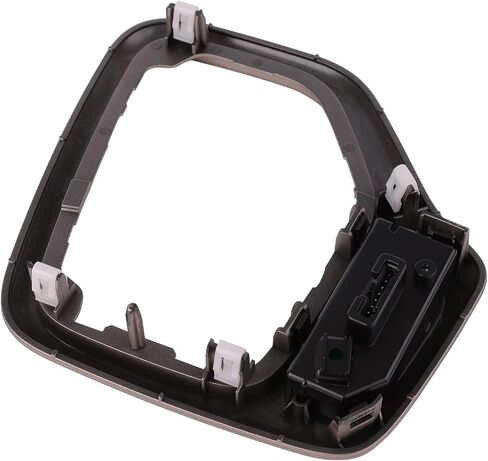 Shifter Bezel with Harness Compatible with 2014-2017 Jeep Cherokee Replace 5YD27XS5AA, 68413957AA, 601-402(Silver) in Saudi Arabia