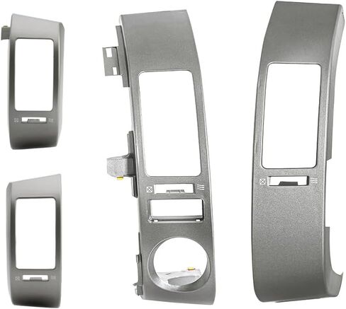 Air Vent Panel Trim 2Pcs Fit for Toyota Prius 1.5L 2004-2009 Middle Air Outlet Frame Cover AC Air Vent Panel Replace 55670-47060 55680-47020 Left and Right in Kuwait