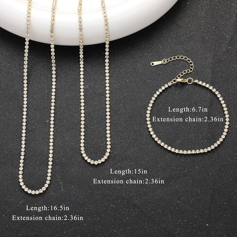 Silver Layered Necklaces for Women Trendy Shiny Twisted Rope Chain Necklace Dainty 925 Sterling Silver Plated Choker Necklace with Bracelet Jewelry Set for Women in Saudi Arabia