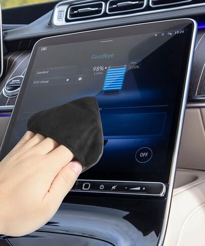 منظف ​​شاشة السيارة، قطعة قماش لتنظيف الشاشة من الألياف الدقيقة، ملحقات السيارة، منظف شاشة اللمس للسيارة، مناديل قماشية لتنظيف الشاشة من أجل تسلا، لوحة عدادات السيارة، شاشة السيارة، الأجهزة الإلكترونية in Kuwait