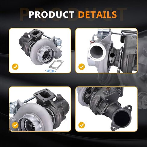 Bapmic 3592836 Turbo Charger Turbocharger HY35W Compatible with 2000-2002 Dodge RAM 2500 3500 6BTA 215HP 5.9L Diesel in Saudi Arabia