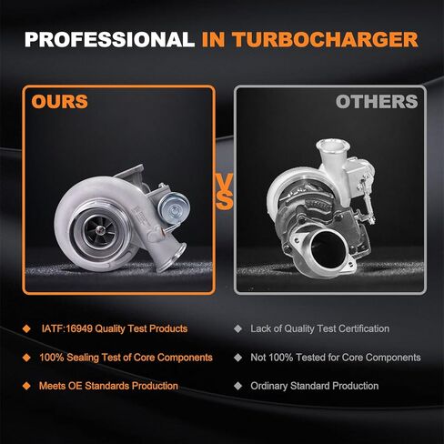 Bapmic 3592836 Turbo Charger Turbocharger HY35W Compatible with 2000-2002 Dodge RAM 2500 3500 6BTA 215HP 5.9L Diesel in Saudi Arabia