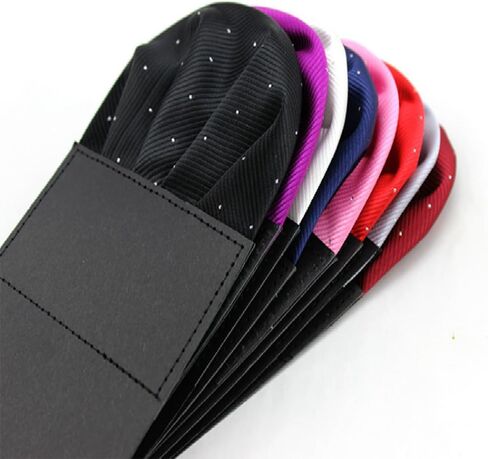 12 Pcs Prefolded Pocket Squares on Card for Men Suit Handkerchief, Boy's Pre-Folded Pocket Triangles Handkerchief in Saudi Arabia