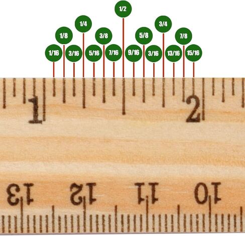 72 Packs 30cm 12 Inch Wooden Rulers, 2 Scale Imperial Metric Double Sided Pine Wood School Measuring Ruler Bulk for Home Classroom Student Office Use Drafting Supplies in Kuwait
